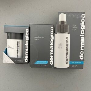 Dermalogica Daily Microfoliant, Precleanse Balm and Multi-active Toner